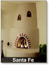 Santa Fe Kiva Fireplace Kit