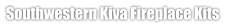 Southwestern Kiva Fireplace Kits