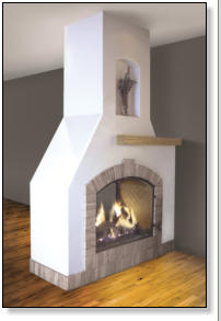 C-Thru Masonry Fireplace Kit