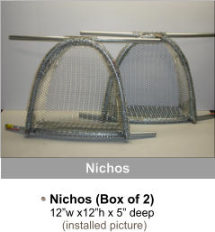 Nichos Nichos (Box of 2)  12w x12h x 5 deep     (installed picture)