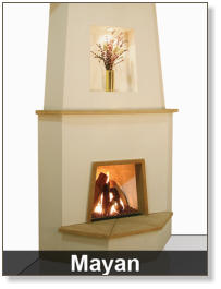 Mayan Kiva Fireplace Kit
