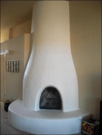 Flatwall Orno Kiva Fireplace Kit