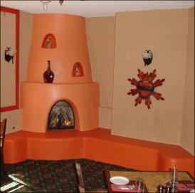 Santa Fe Kiva Fireplace Kit