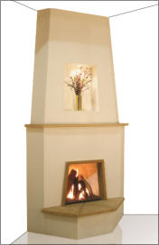 Mayan Kiva Fireplace Kit