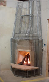 Mayan Kiva Fireplace Kit
